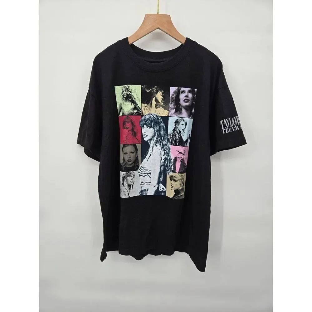 Taylor Swift The Eras Tour T-Shirt Size Small Black Short Sleeve
